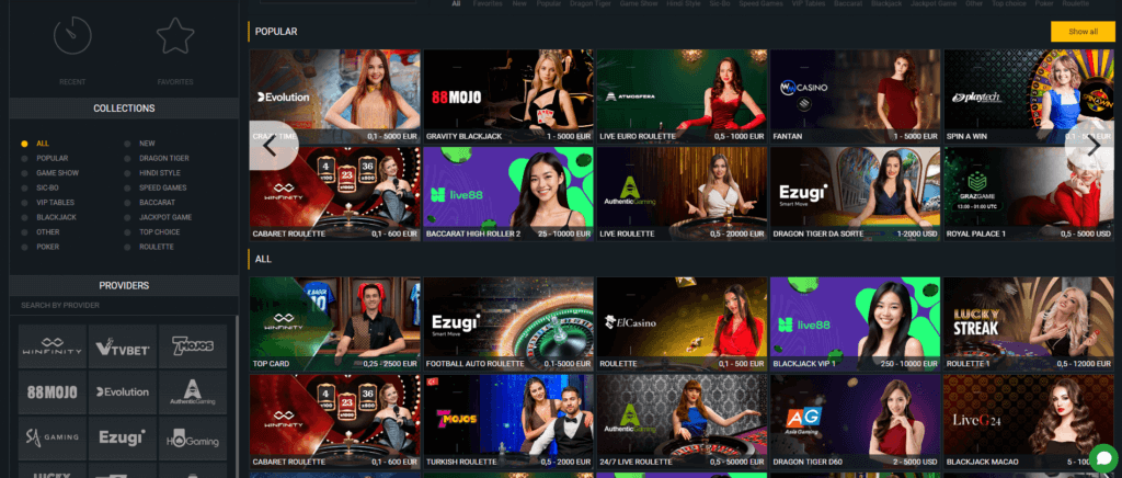 live casino games betandyou