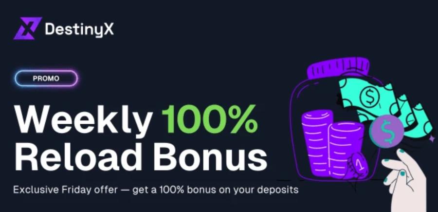 destinyx reload bonus india casinos