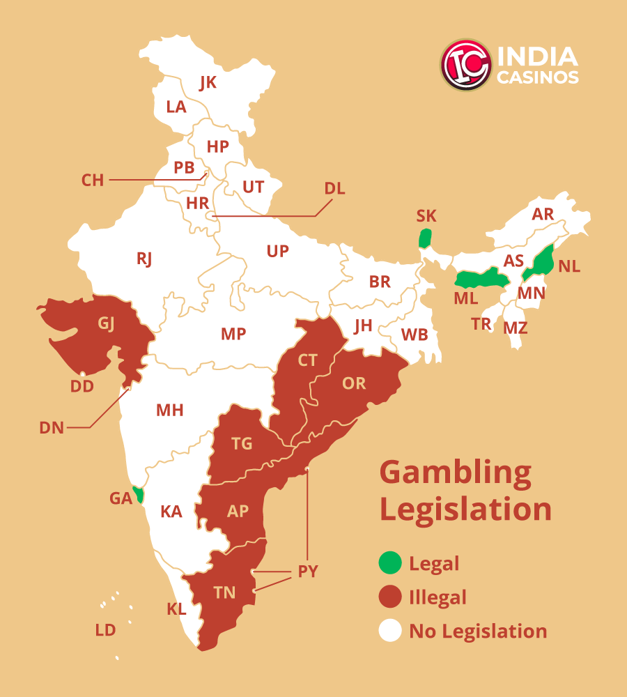 legality of online gambling in india