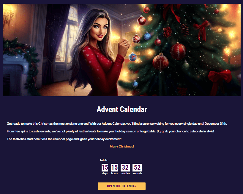 Lopebet advent calendar