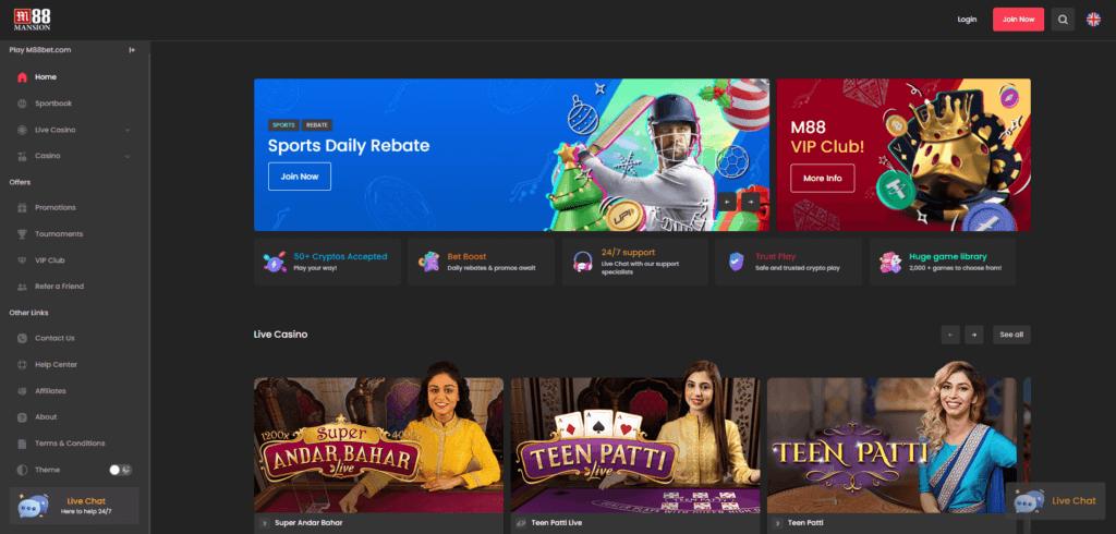 m88 mansion casino website