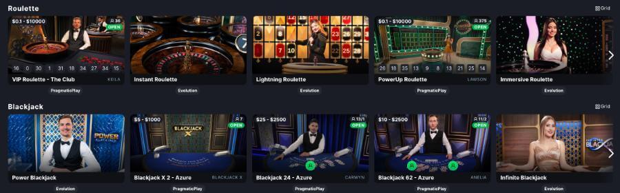 metawin live casino games india casino review