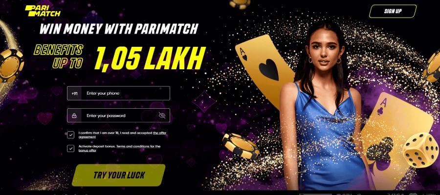 parimatch best welcome bonus in  india casinos