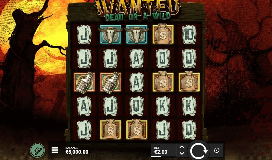 wanted dead or a wild slot review india casinos